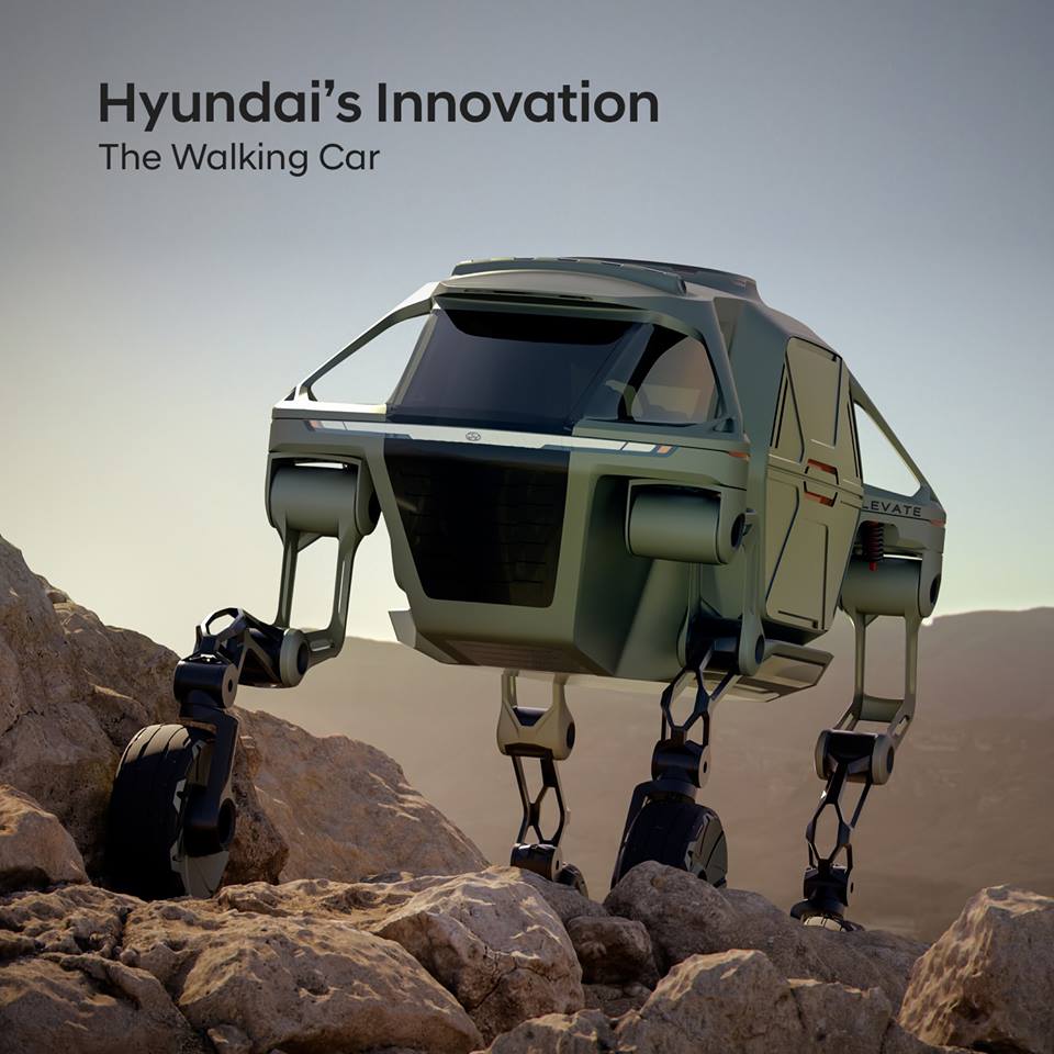 Hyundai's Innovation The Walking Car