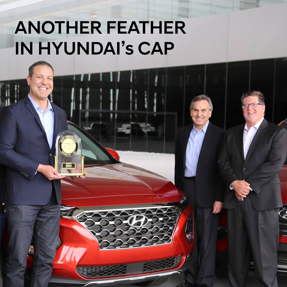 Hyundai Santa Fe Named Most Dependable Mid-Size SUV by J.D. Power