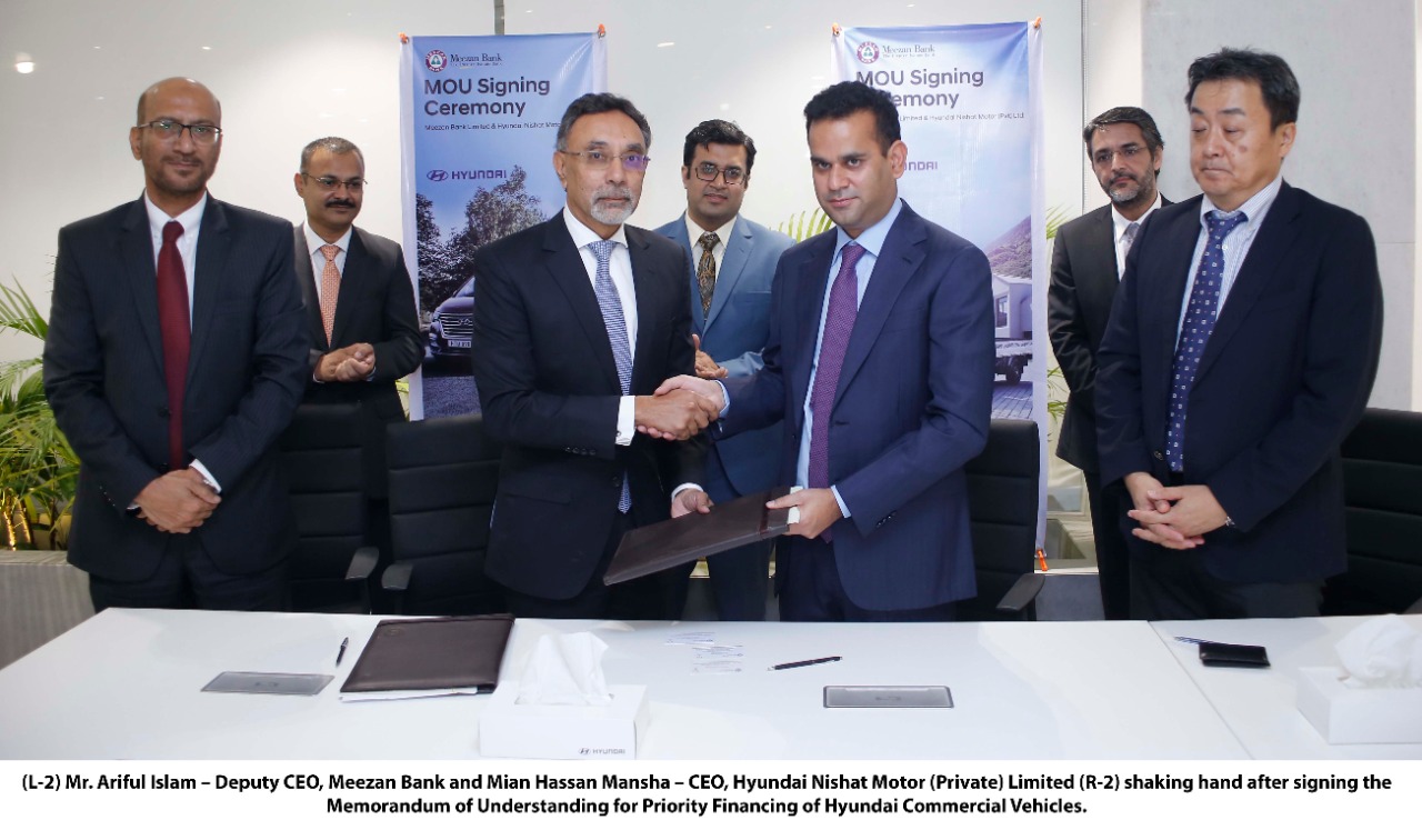 Meezan Bank and Hyundai Nishat Motor Sign Memorandum